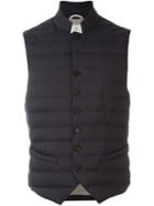 Brunello Cucinelli Padded Jacket, Men's, Size: Medium, Blue, Nylon/goose Down