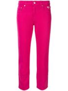 Msgm Slim Fit Trousers - Pink