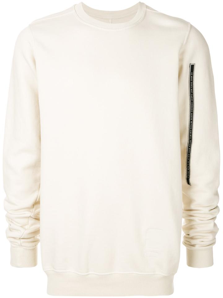 Rick Owens Drkshdw Crew Neck Sweater - Nude & Neutrals