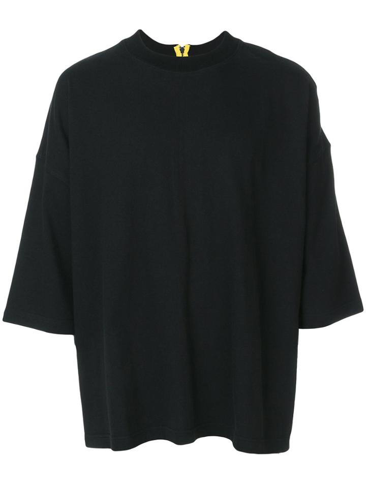 D.gnak Rear Zip T-shirt - Black