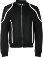 Les Hommes Urban Quilted Shoulder Bomber