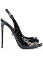 Philipp Plein Liz Sandals - Black