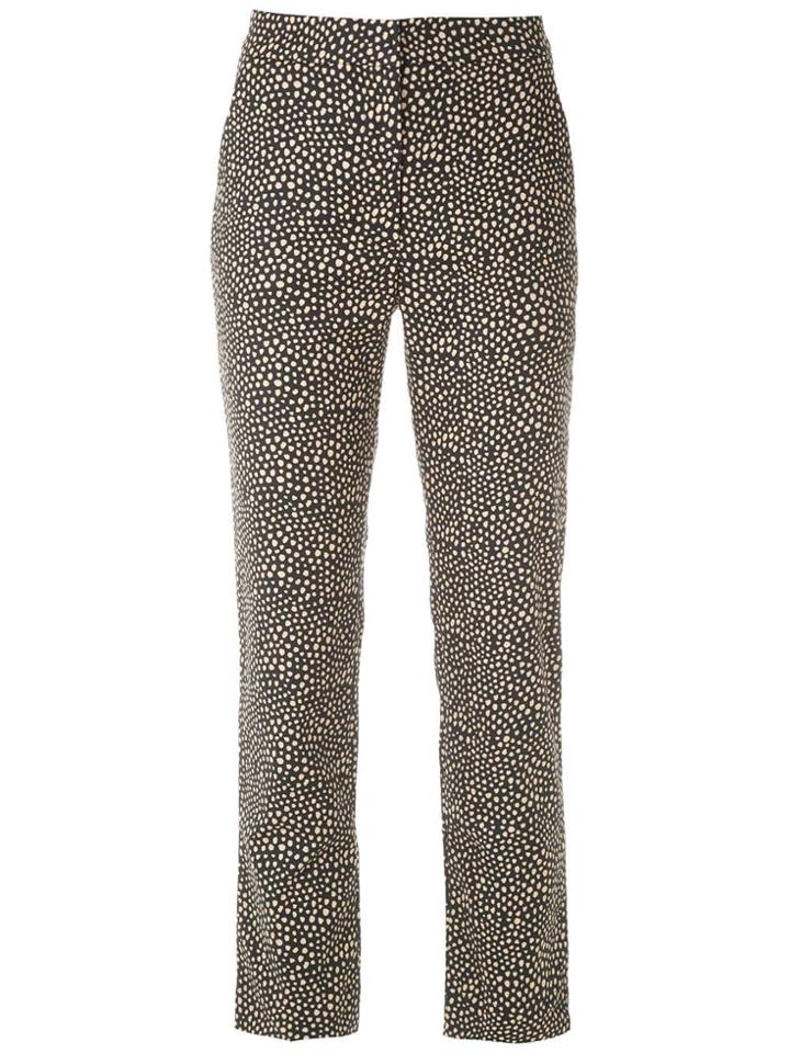 Egrey Printed Straight-fit Trousers - Marinho