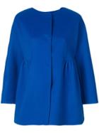 Ermanno Scervino Cape Style Coat - Blue