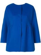Ermanno Scervino Cape Style Coat - Blue