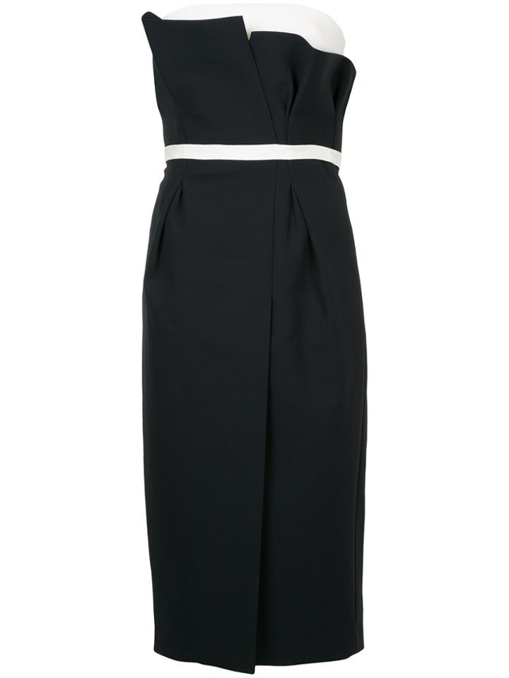 Comme Moi Two-tone Dress - Black