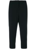 No21 Tapered Crop Trousers - Black