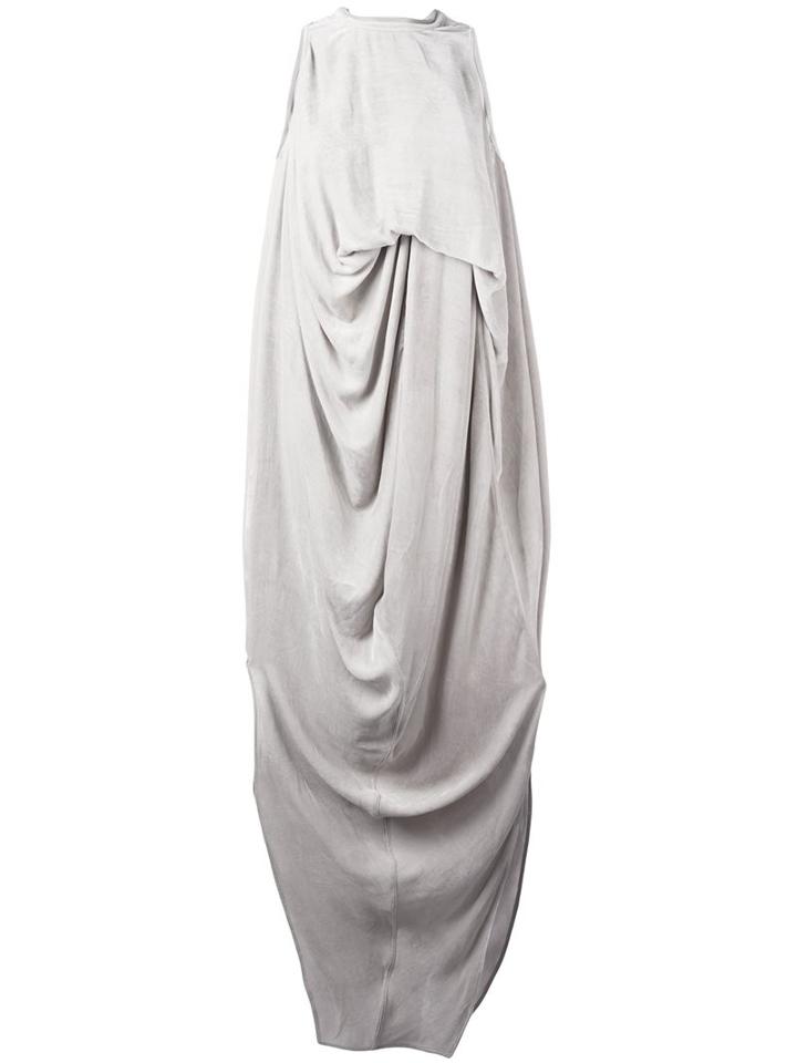 Rick Owens 'labrea' Evening Dress, Women's, Size: 42, Nude/neutrals, Silk/cotton/viscose