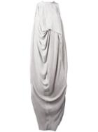 Rick Owens 'labrea' Evening Dress, Women's, Size: 42, Nude/neutrals, Silk/cotton/viscose