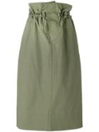 Stella Mccartney Paper Bag Waist Skirt - Green