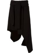 Uma Raquel Davidowicz Asymmetric Skirt, Women's, Size: 44, Black, Polyamide/wool
