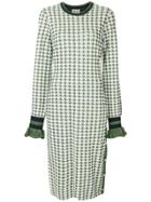 Baum Und Pferdgarten Houndstooth Print Dress - Green