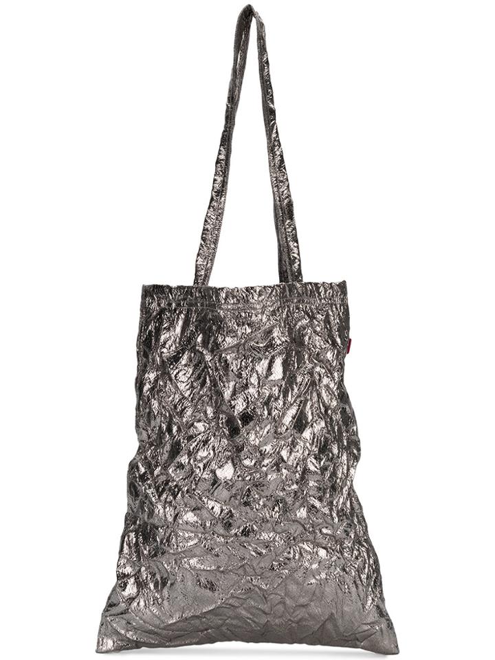 Sies Marjan Textured Metallic Tote