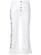 Each X Other Psychic Love Wave Jeans - White
