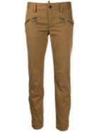 Dsquared2 Low Rise Skinny Trousers - Brown