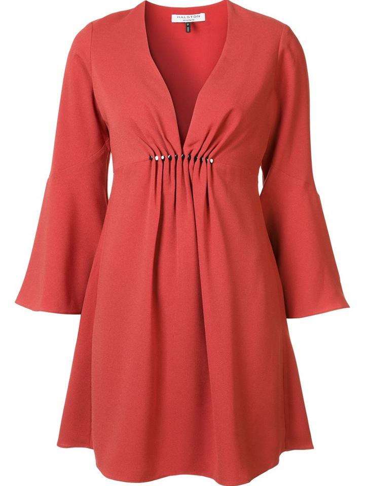 Halston Heritage Beaded Detail Dress