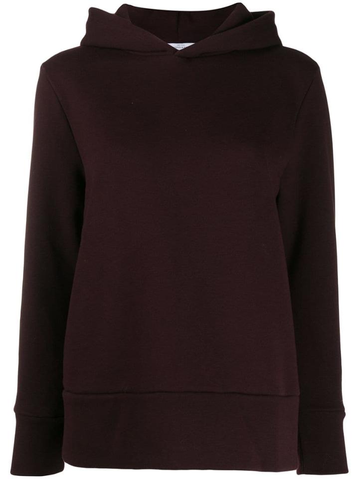 Roseanna Embroidered Logo Hoodie - Brown