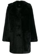 P.a.r.o.s.h. Faux Fur Coat - Black