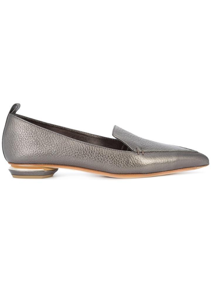 Nicholas Kirkwood 18mm Beya Loafers - Metallic