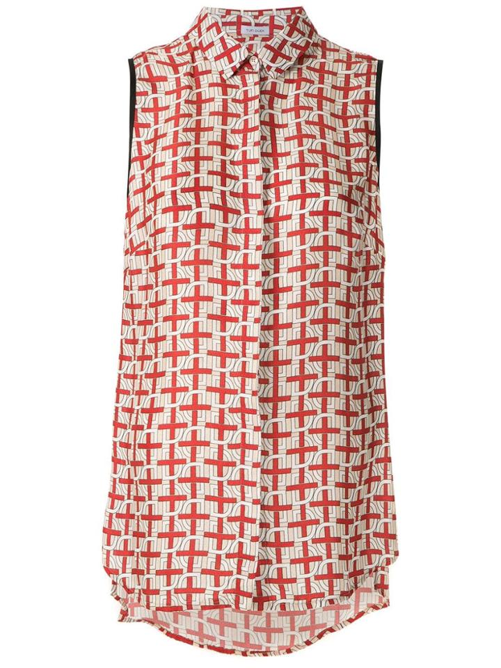 Tufi Duek Printed Sleeveless Shirt - Red