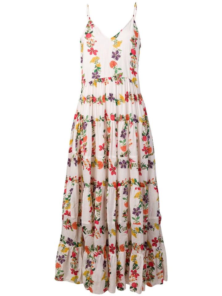 Carolina K Floral Print Dress - White
