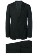 Armani Collezioni Two Piece Suit, Men's, Size: 50, Black, Acetate/viscose/virgin Wool