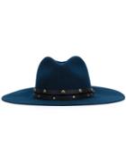 Sensi Studio Studded Band Felt Hat, Women's, Blue, Wool Felt
