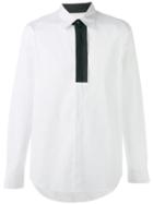 Marni Tie Insert Shirt, Men's, Size: 46, White, Cotton