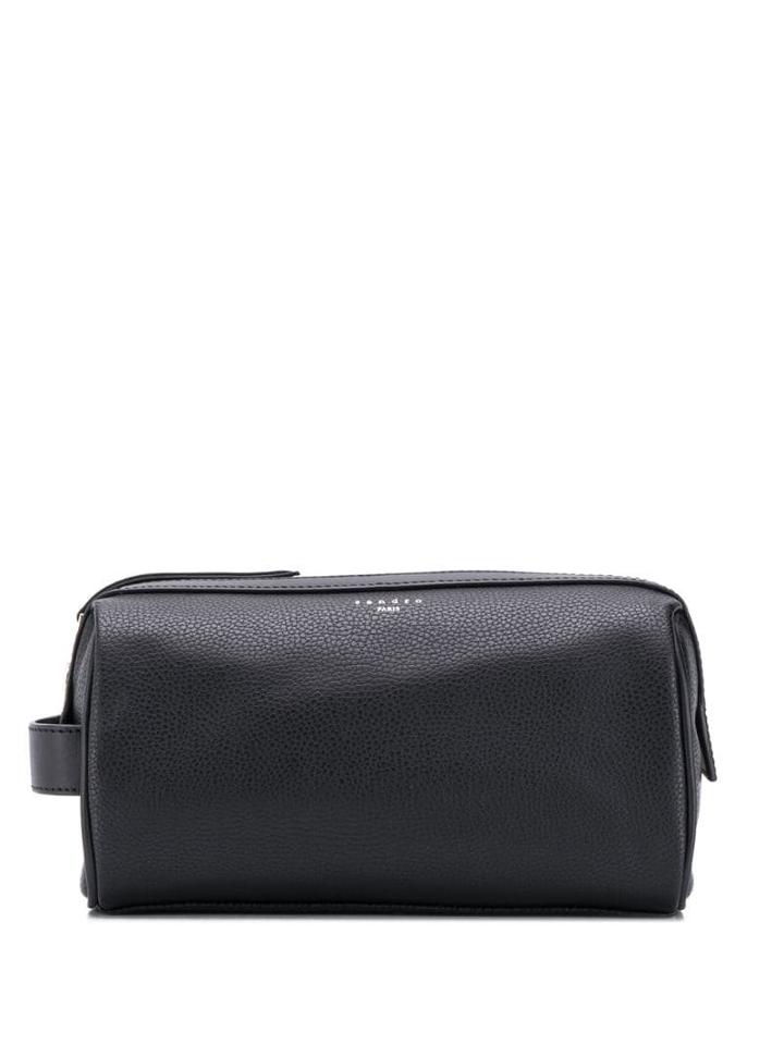 Sandro Paris Petite Wash Bag - Black