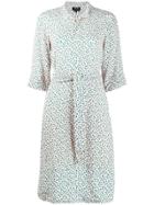 A.p.c. Floral Print Shirt Dress - Pink
