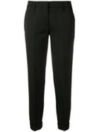 Aspesi Tailored Cropped Trousers - Black