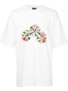 Liam Hodges Sprayed Flower Print T-shirt - White