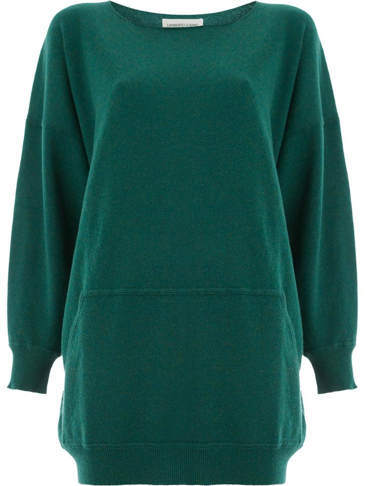 Lamberto Losani Loose Fit Jumper - Green