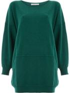 Lamberto Losani Loose Fit Jumper - Green