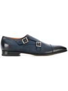 Santoni Formal Monk Shoes - Blue