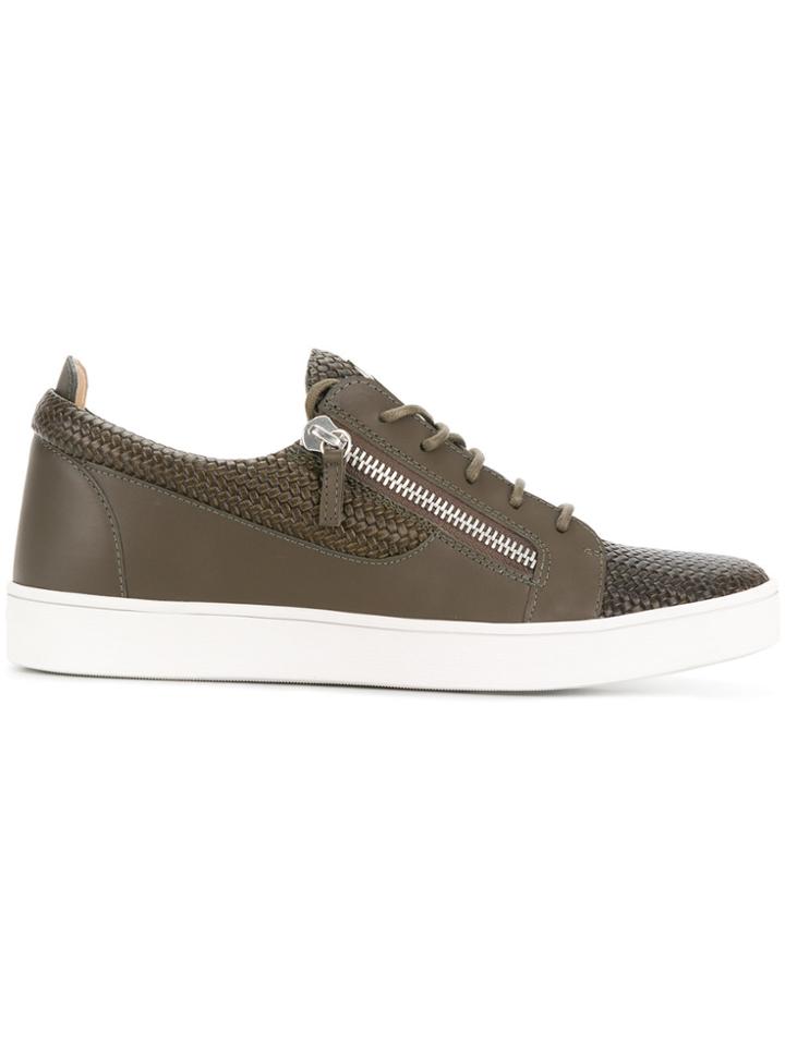 Giuseppe Zanotti Design Woven May Sneakers - Green
