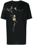 Haider Ackermann Gold Embroidered T-shirt - Black