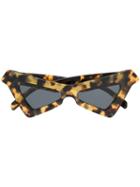 Marni Eyewear Dramatic Cat-eye Sunglasses - Brown