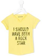 Zadig & Voltaire Kids - Printed T-shirt - Kids - Cotton - 6 Yrs, Boy's, Yellow/orange