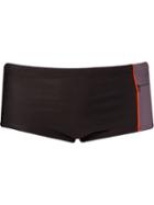 Lygia & Nanny Panelled Swim Trunks, Men's, Size: 40, Black, Polyamide/spandex/elastane