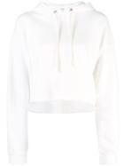 Re/done Cropped Hoodie - White