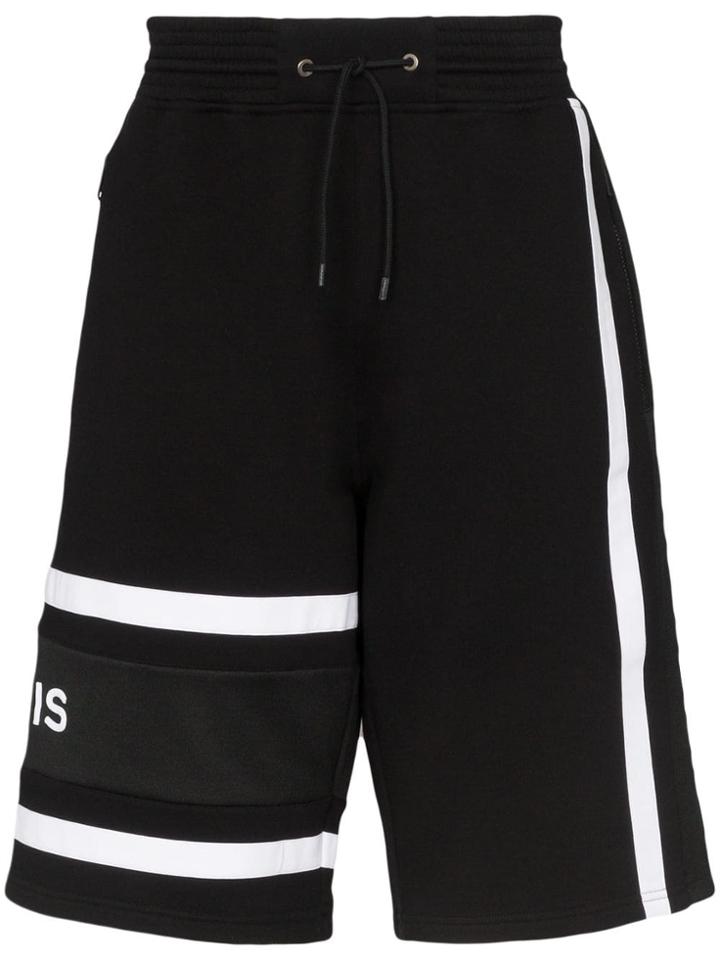 Givenchy Logo Printed Track Shorts - Black