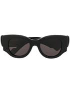 Balenciaga Eyewear Chunky Cat Eye Sunglasses - Black