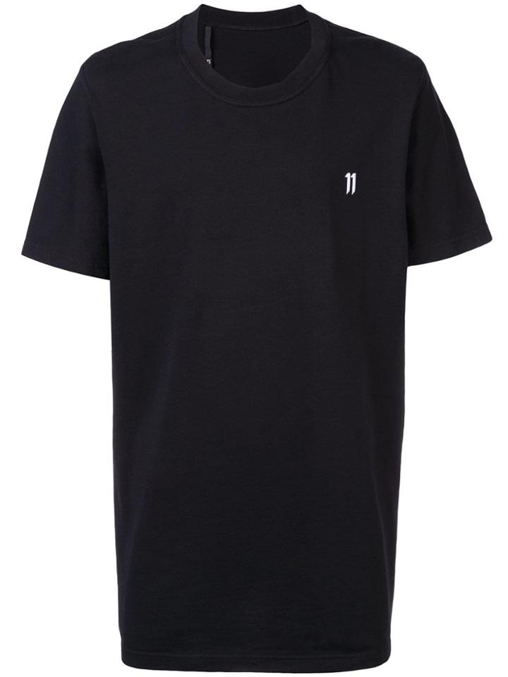 11 By Boris Bidjan Saberi Oversized Logo T-shirt - Black