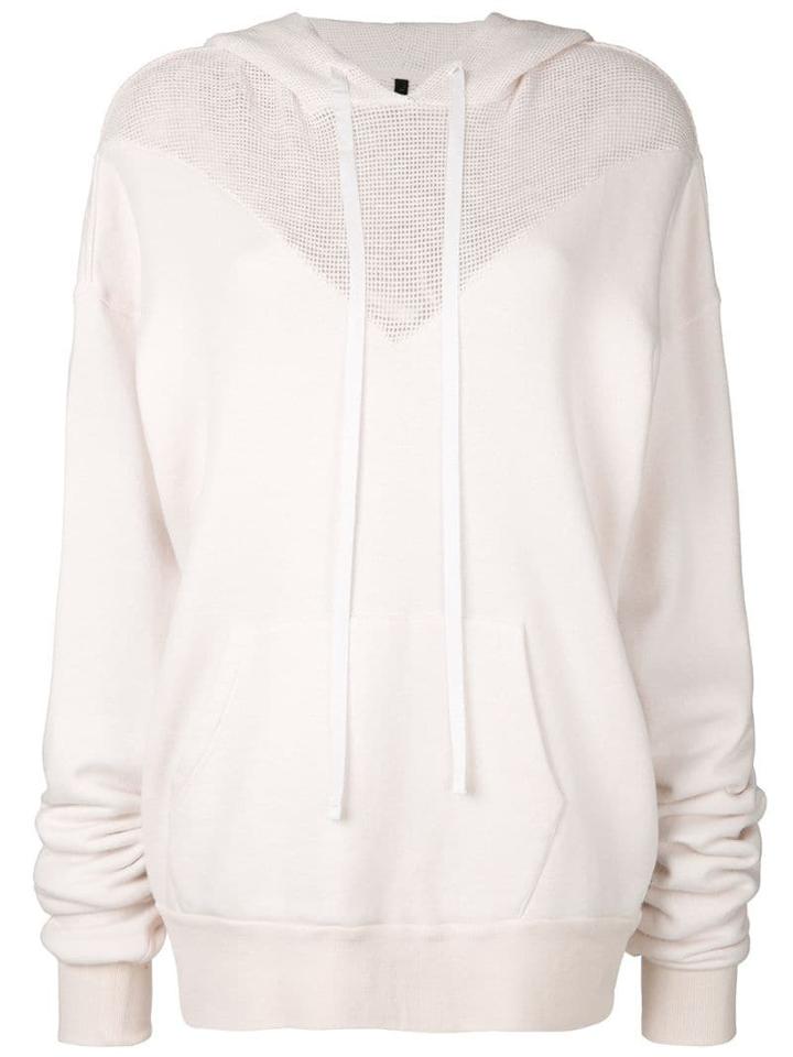 Unravel Project Mesh Hybrid Hoodie - Pink