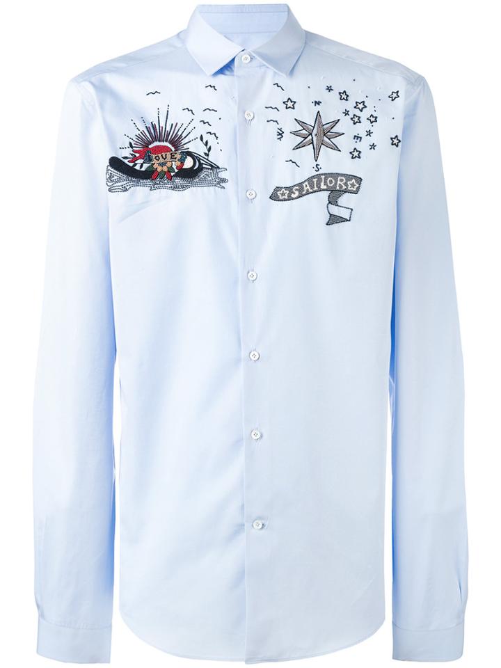 Valentino Decorative Shirt - Blue