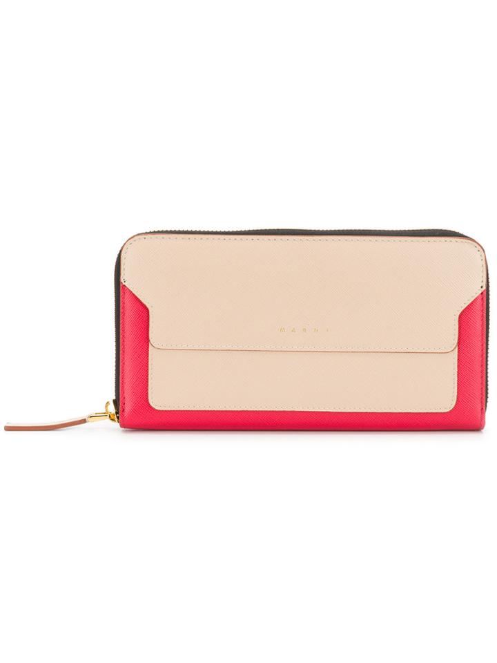 Marni Rectangular Shape Purse - Nude & Neutrals