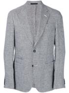 Z Zegna Checked Blazer - Black
