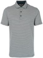 Michael Kors Collection Striped Polo Shirt - Blue