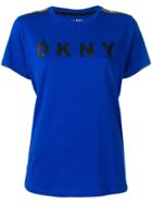 Dkny Logo Print T-shirt - Blue